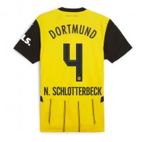 Billiga Borussia Dortmund Nico Schlotterbeck #4 Hemma fotbollskläder 2024-25 Kortärmad